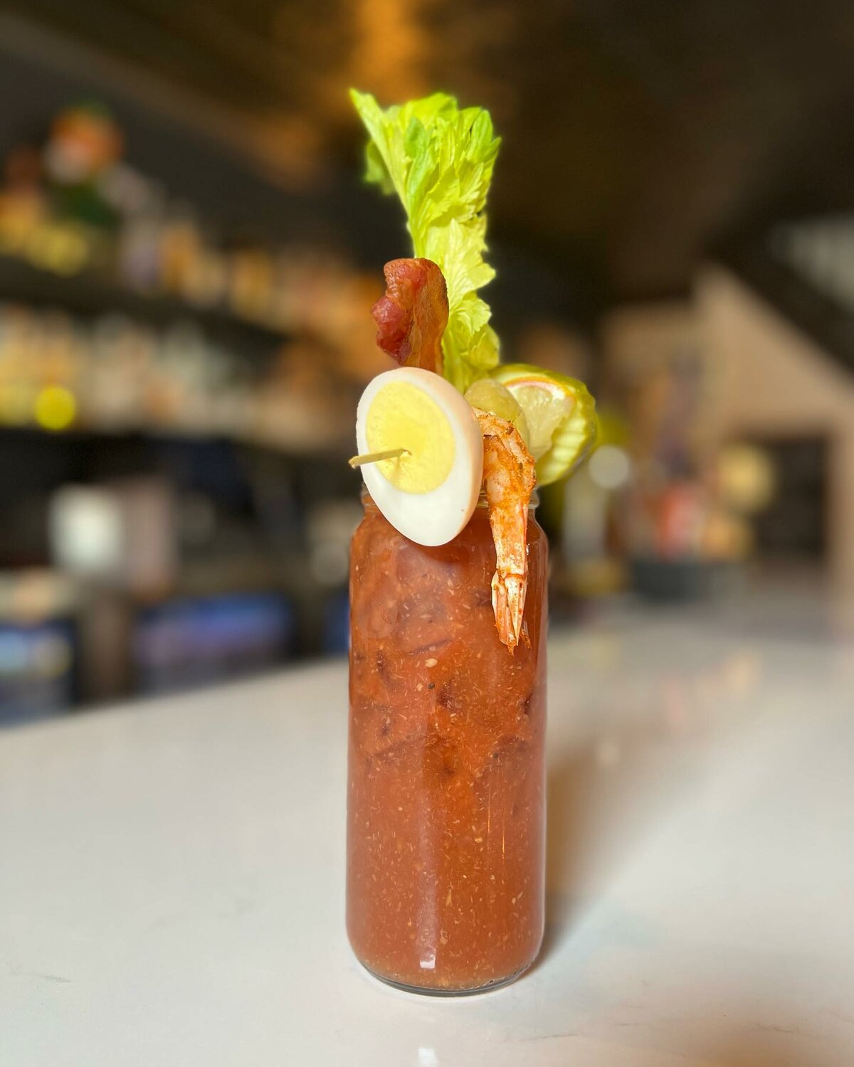 Loaded bloody mary.